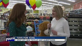 Albertsons encourages you to donate to Toys for Tots