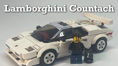 Lamborghini Countach Lego Speed Chapions 76908 Unbox and Build