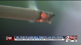 Bill filed to align Oklahoma with federal minimum age to buy tobacco