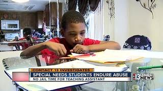 Teacher's aide abused special needs students