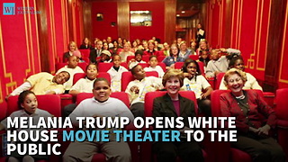 Melania Trump Opens White House Movie Theater To The Public