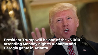 Atlanta Police Preparing For Trump's Visit To NCAA National Title Game