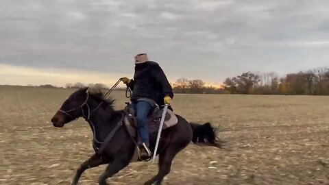 The Headless Horseman Galloping w/ a Ranger 😲