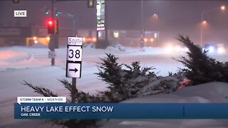 Heavy snow continues Tuesday morning