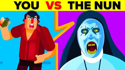 YOU vs VALAK (THE NUN) - Could You Defeat And Survive Her (The Conjuring - The Nun Movie)