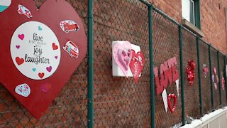 Grand Ledge heart wall aims to spread love this Valentine's season