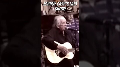 Johnny Cash Last Concert July 5th, 2003! The Man in Black #shorts #johnnycash #short #themaninblack