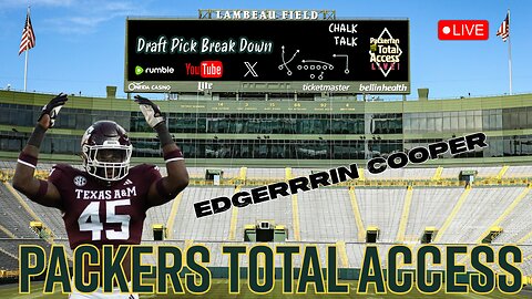 Packers Total Access Chalk Talk | Edgerrin Cooper Highlights | NFL Draft 2024 Recap | #GoPackGo