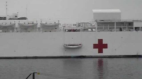 USNS Comfort Abandon Ship emergency