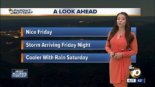 10News Pinpoint Weather with Meteorologist Angelica Campos