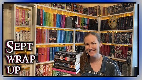 SEPTEMBER WRAP UP ~ 9 books + mini vlog - bookshop signings at Whitby, York & London