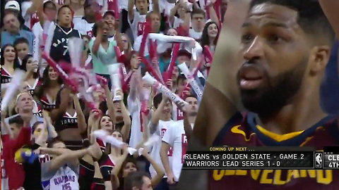Tristan Thompson HECKLED With Khloe Chants During NBA Playoff Game!