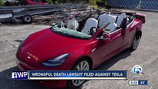 Family of Tesla driver killed in crash in suburban Delray Beach sues automaker