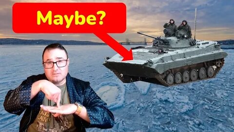 Can you drive a tank over a frozen river?