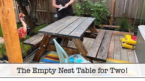 The Best Empty Nesters Picnic Table for Two