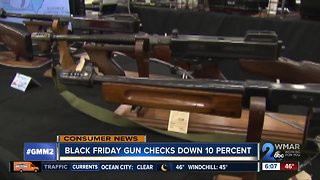 Black Friday gun sales reportedly down compared to previous years