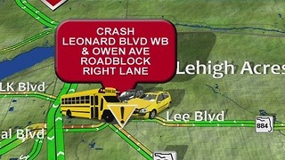 School bus crash reported in Lehigh Acres