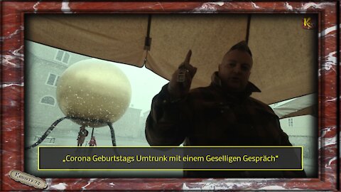 Corona Geburtstags Umtrunk mit einem Geselligen Gespräch - 3.v3 Teilen