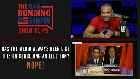 Has the media always been like this on conceding an election? Nope! - Dan Bongino Show Clips