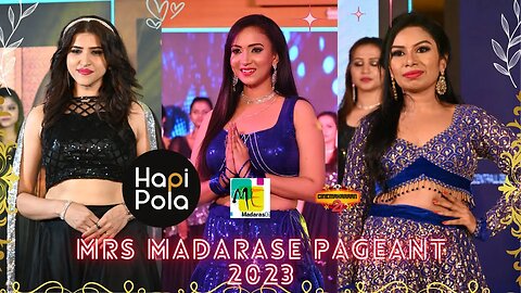 Mrs MadarasE Tamilnadu Pageant 2023 | Fashion Walk | Pooja Ravi| Cinemakaaran24| Dr Saffi | Malik |