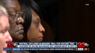 Mistrial declared in Bowers trial for second time