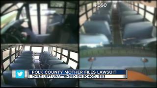 Mom sues district, school board after son left on bus twice