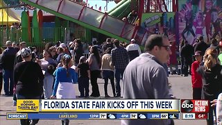 Florida State Fair kicks off Thursday in Tampa