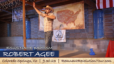 Robert Agee on Baptism - Colorado Springs, CO | 9.30.23 - A Remnant Revolution Tour Event