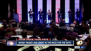 Millions of dollars raised and spent in the race for the 50th