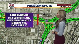 4/3 construction and lane closures