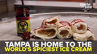 Tampa dessert shop now offers 'World's Spiciest Ice Cream Challenge' | Taste and See Tampa Bay