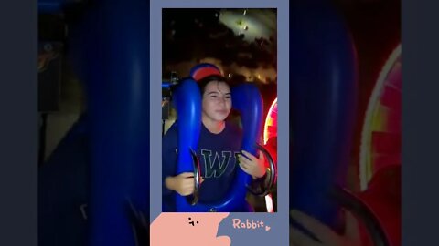 slingshot ride girl falls out / slingshot rider girl part 31 #shorts