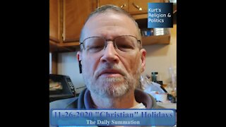 20201126 Christian Holidays - The Daily Summation