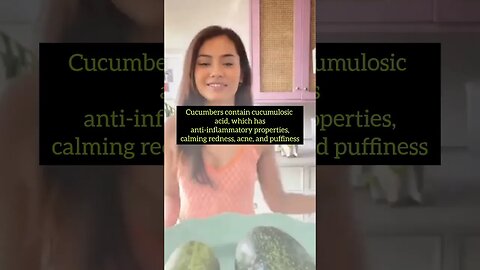 A nutritionist Weighs In On the Frozen Cucumber Skin Hack Going Around TikTok #tiktokviral #trend