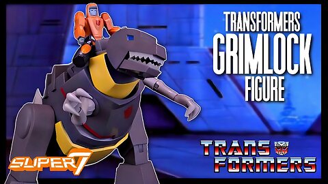Super7 Transformers Ultimates Grimlock Figure @TheReviewSpot