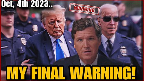 **OH SH*T!! Tucker DROPS HUGE News About Donald Trump.. HE JUST GAVE US THE LAST WARNING ⚠️