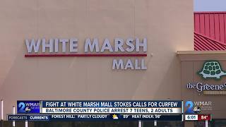 Fight At White Marsh Mall Stokes Calls For Curfew
