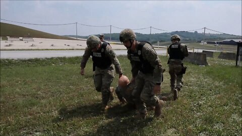KFOR International MPs Learn Tactical Combat Casualty Care