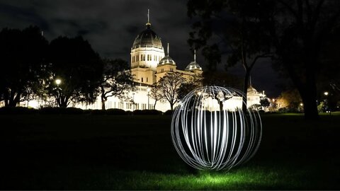 Incredible Light Painting: Paint an Orb in less than a minute! #shorts