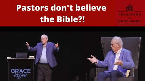 Pastors don't believe the Bible!!! | John MacArthur and Ken Ham on a Biblical Worldview (GTY)