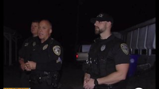 Sebastian police officers rescue man from burning home