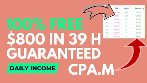 Make $9000 In 48 Hours, How To Promote CPA Links for Free, Make Money Online