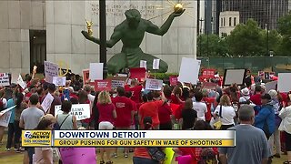 Detroit rally pushes for gun safety in wake of shootings