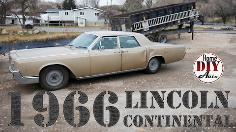No Rust 1966 Lincoln Continental Barn Find