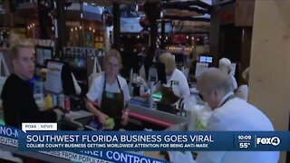 Video of a mask-less scene in Southwest Florida business goes viral