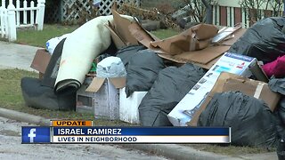 Devastating damage after a water main break in Milwaukee