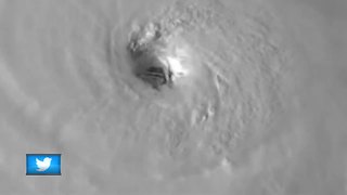 Red Cross volunteer helps with hurricane