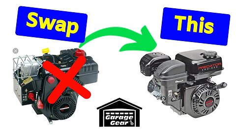 TECUMSEH PREDATOR SNOWBLOWER ENGINE SWAP - Easy & Cost Effective!