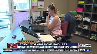 Study: Maternal pay gap shows working mothers make less than other childless women