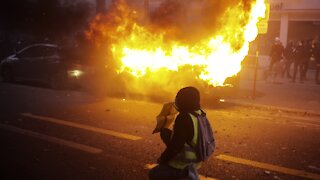 Violence Erupts At Paris Protest Against Proposed Security Bill